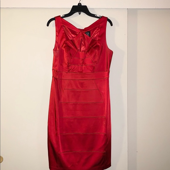 jax red satin dress Jax | Dresses | Jax Red Dress Size 2